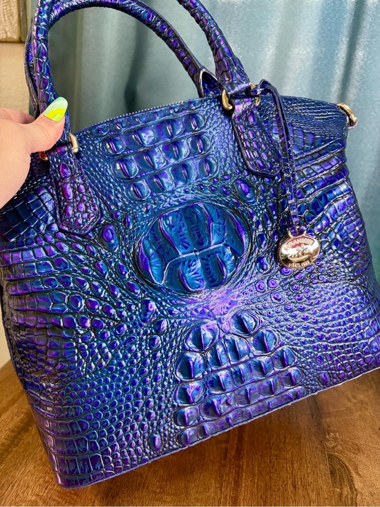 Brahmin Handbags - Brahmin GUC Md Duxbury - Neptune - Iridescent Blue & Purple - HTF, RARE